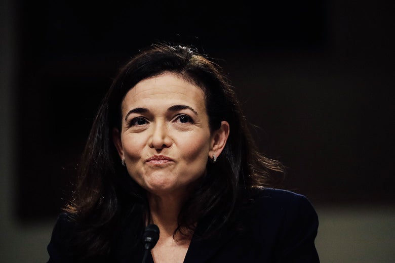 Facebook COO Sheryl Sandberg.
